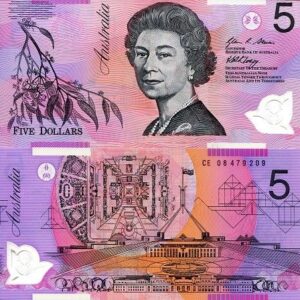 Australian 5 dollar note