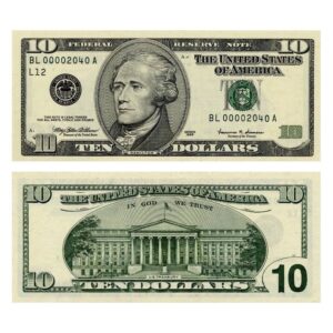 10 dollar - Buy 10 us dollar banknote